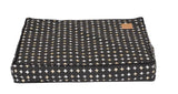 Mog & Bone Classic Cushion Bed Black Metallic Cross Stitch XL