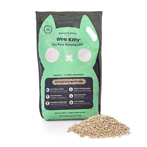 Rufus & Coco Wee Kitty Eco Plant Pet Litter 4kg