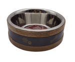 Wooden Ring Dog Bowl Medium 1Ltr