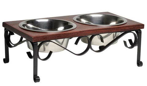 Layton Cherry Top Diner Dog Bowl Stand