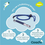 Coachi High Frequency Professional Whistle Navy
