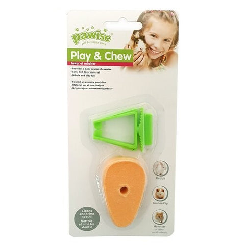 Pawise Mineral Salt Carrot Chew with Clip 6cm