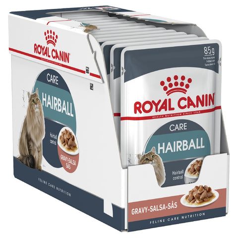 Royal Canin Hairball Care in Gravy Cat Wet Pouch Box 12 x 85g