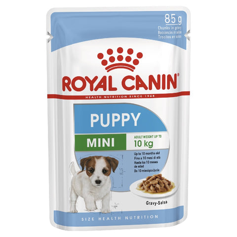 Royal Canin Mini Puppy Wet Dog Pouch Box 12 x 85g