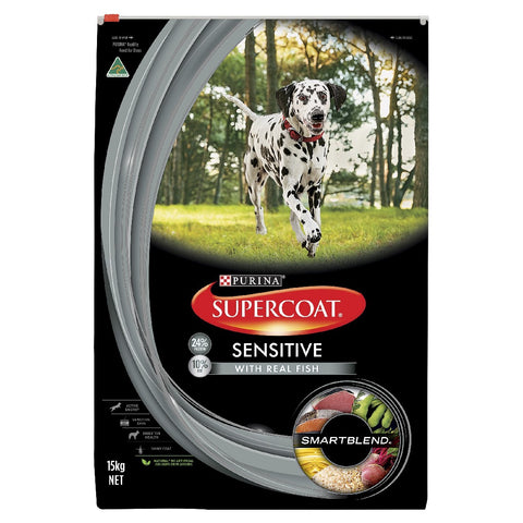 Supercoat Fish Sensitive Dry Dog Food 15kg
