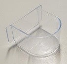 D Cup Clear Plastic with Lugs Large