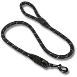 Bainbridge Reflective Rope Leash with Rope Clip Wide 120cm Long x 1.3cm Wide