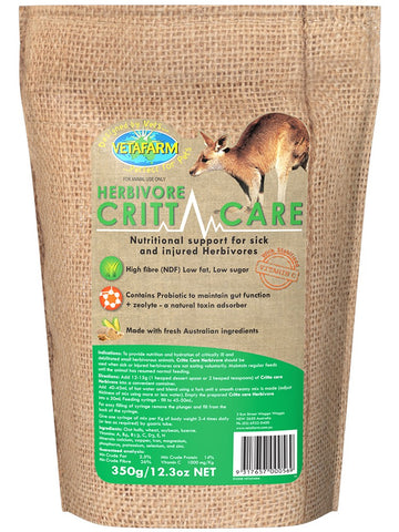 Vetafarm Herbavore Crittacare 350g