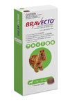 Bravecto Dog Flea & Tick Single Chew 10-20kg Green