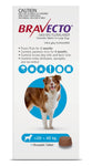 Bravecto Spot On Dog Flea & Tick 20-40kg Blue