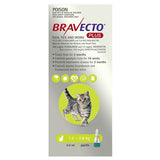Bravecto Plus Spot On Cat Flea, Tick & Worming 1.2-2.8kg Green