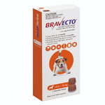 Bravecto Dog Flea & Tick 4.5-10kg Orange Chews 2 Pack