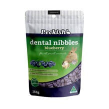 Peckish Dental Nibbles Blueberry for Small Animals 150g