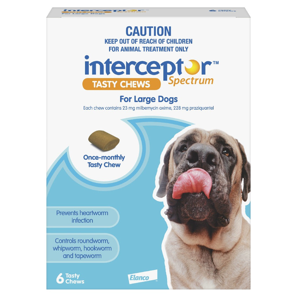 Interceptor tablets sales for dogs