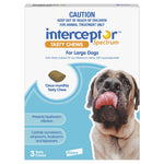 Interceptor Dog Wormer 22-45kg 3 Pack