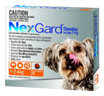 Nexgard Dog Flea & Tick 2-4kg Orange