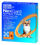 Nexgard Spectra For Dogs 2-3.5kg Orange