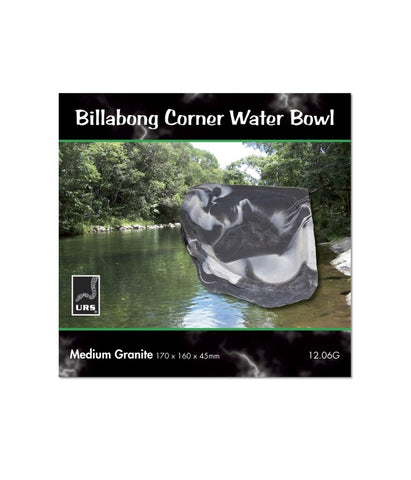 Billabong Corner Water Bowl - Medium Granite