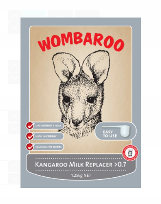 Wombaroo Kangaroo Milk >0.7 1.25kg