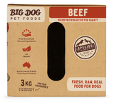 Big Dog Beef Raw Diet Dog Food 3kg