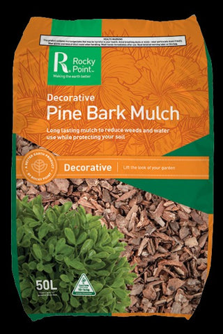 Rocky Point Pine Bark Mulch 50L