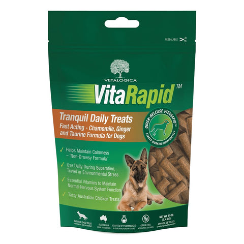 Vetalogica Vitarapid Tranquil Daily Treats Dogs 210g