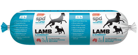 Prime 100 Lamb & Rosemary Dog Roll 2kg