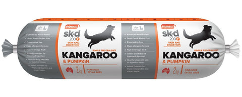 Prime 100 Kangaroo & Pumpkin Dog Roll 2kg