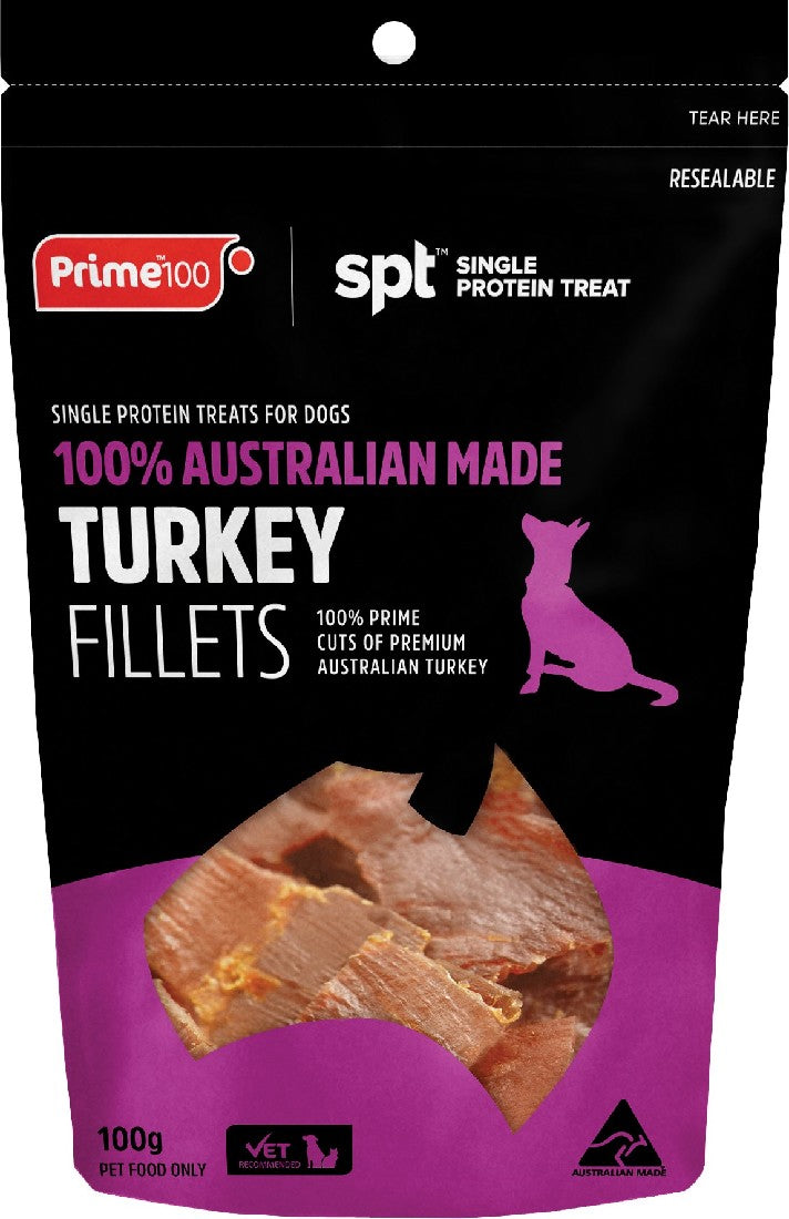 Prime 100 Turkey Fillets 100g – Uncle Tom's Pet & Poultry