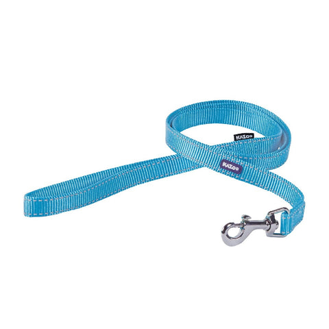 Kazoo Classic Nylon Lead Aqua 1200x15mm
