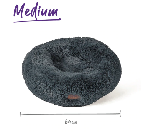 Kazoo Peacock Bed Stormy Grey - Medium