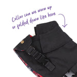 Kazoo Oilskin Dog Coat Black