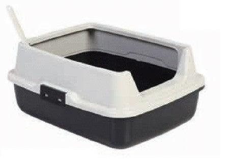 High Rim Cat Litter Tray 50 x 40 x 22CM With Free Scoop