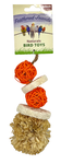 Feathered Friends Natural Pompom Hanger Bird Toy