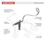 EzyDog Express Dog Harness Red