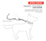 EzyDog Soft Trainer Dog Lead with Traffic Control 25mm Denim