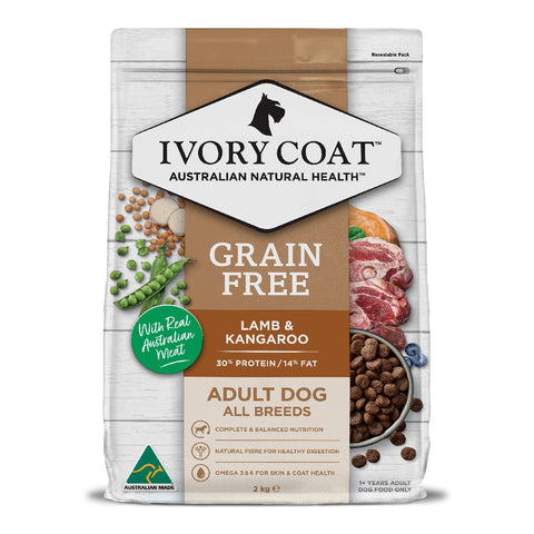 Ivory Coat Adult Lamb & Kangaroo Grain Free Dry Dog Food