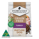 Ivory Coat Adult Senior Turkey Grain Free Dry Dog Food