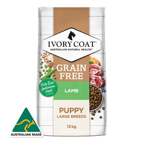Ivory Coat Large Breed Puppy Lamb Grain Free Dry Dog Food