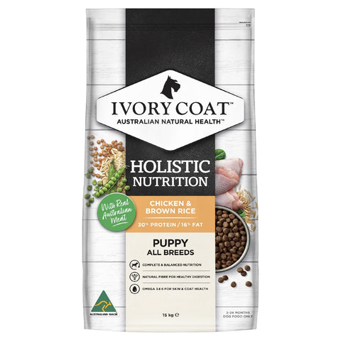 Ivory Coat Puppy Chicken & Brown Rice Dry Dog Food