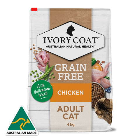 Ivory Coat Adult Chicken Dry Cat Food 4kg