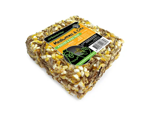 Bainbridge Mealworms & Corn Poulty & Bird Treat Block 220g