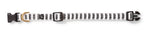 Mog & Bone Hemp Dog Collar B&W Mosaic Small