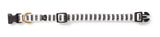 Mog & Bone Hemp Dog Collar B&W Mosaic Small