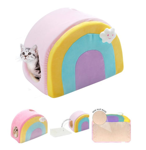 All Fur You Rainbow Cat House