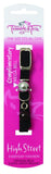 Trouble & Trix Cat collar High Street Stretch Black