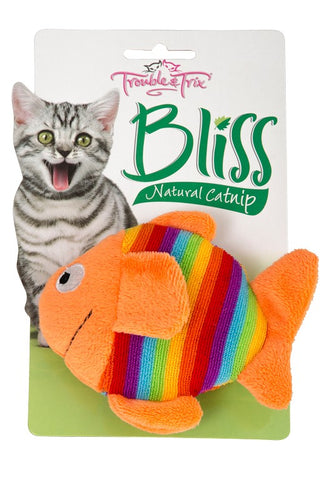Trouble & Trix Blish Fish Large Cat Toy