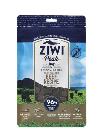 Ziwi Peak Beef Air Dried Cat Food 400g