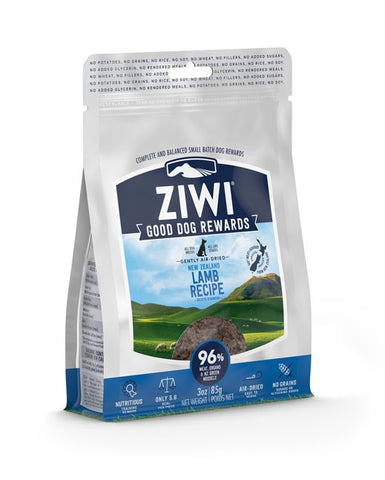 Ziwi Peak Lamb Air Dried Treats Good Dog Rewards 85g