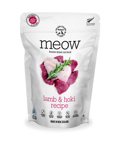 Meow Lamb & Hoki Fish Freeze Dried Cat Food